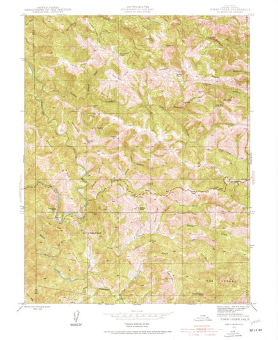 United States Geological Survey Tombs Creek, CA (1943, 24000-Scale) digital map