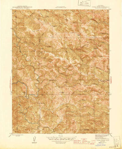 United States Geological Survey Tombs Creek, CA (1945, 31680-Scale) digital map