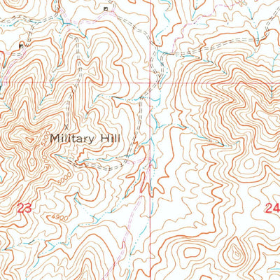 United States Geological Survey Tombstone, AZ (1952, 24000-Scale) digital map