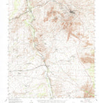 United States Geological Survey Tombstone, AZ (1952, 62500-Scale) digital map