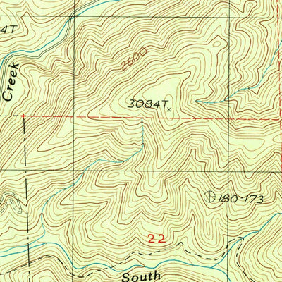 United States Geological Survey Tombstone Mountain, CA (1986, 24000-Scale) digital map