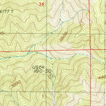 United States Geological Survey Tombstone Mountain, CA (1986, 24000-Scale) digital map