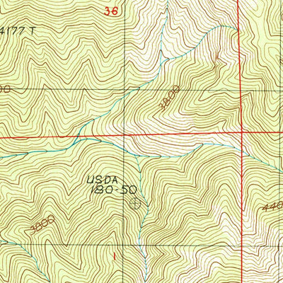 United States Geological Survey Tombstone Mountain, CA (1986, 24000-Scale) digital map