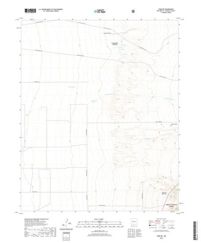 United States Geological Survey Tome NE, NM (2020, 24000-Scale) digital map