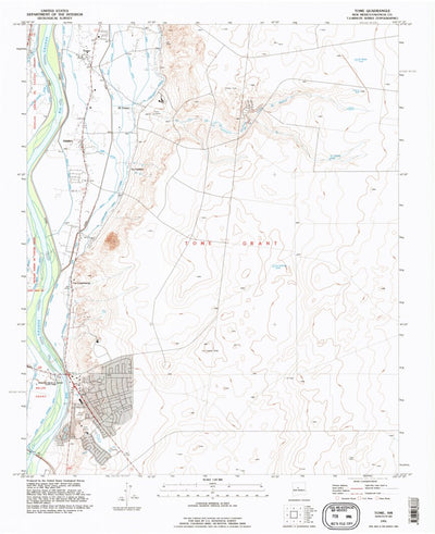 United States Geological Survey Tome, NM (1991, 24000-Scale) digital map