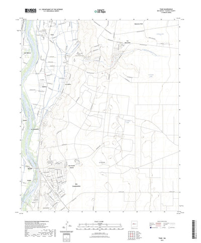 United States Geological Survey Tome, NM (2023, 24000-Scale) digital map