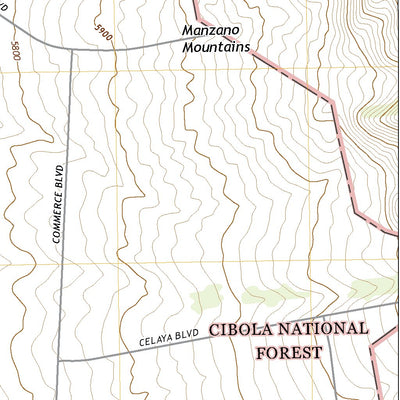 United States Geological Survey Tome SE, NM (2020, 24000-Scale) digital map