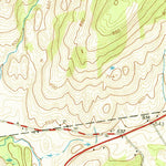 United States Geological Survey Tomhannock, NY (1954, 24000-Scale) digital map