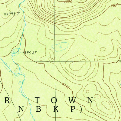 United States Geological Survey Tomhegan Pond, ME (1989, 24000-Scale) digital map