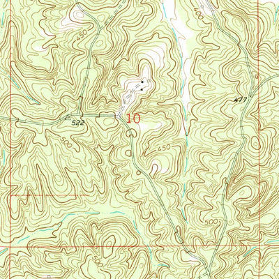 United States Geological Survey Tomnolen, MS (1966, 24000-Scale) digital map