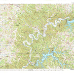 United States Geological Survey Tompkinsville, KY-TN (1985, 100000-Scale) digital map