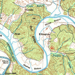 United States Geological Survey Tompkinsville, KY-TN (1985, 100000-Scale) digital map