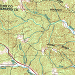 United States Geological Survey Tompkinsville, KY-TN (1985, 100000-Scale) digital map