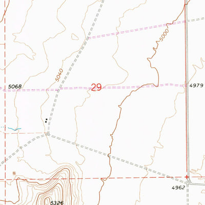 United States Geological Survey Toms Cabin Spring, UT (1971, 24000-Scale) digital map