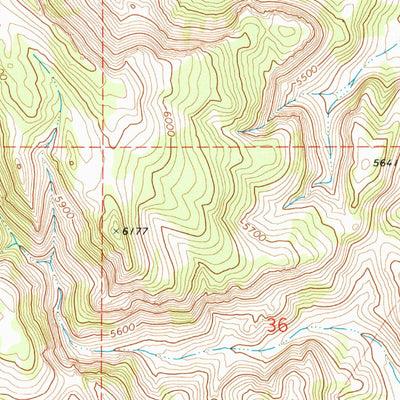United States Geological Survey Toms Cabin Spring, UT (1971, 24000-Scale) digital map