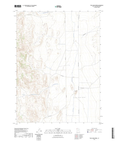 United States Geological Survey Toms Cabin Spring, UT (2023, 24000-Scale) digital map