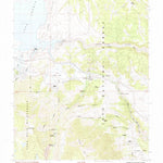 United States Geological Survey Toms Place, CA (1984, 24000-Scale) digital map