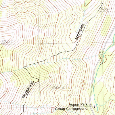 United States Geological Survey Toms Place, CA (1984, 24000-Scale) digital map