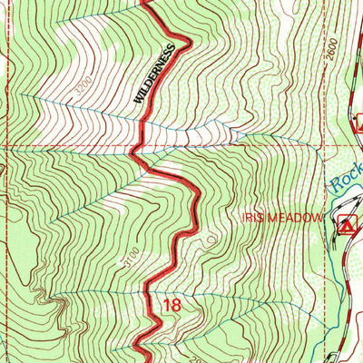 United States Geological Survey Toms Place, CA (1994, 24000-Scale) digital map
