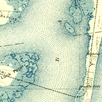 United States Geological Survey Toms River, NJ (1898, 62500-Scale) digital map