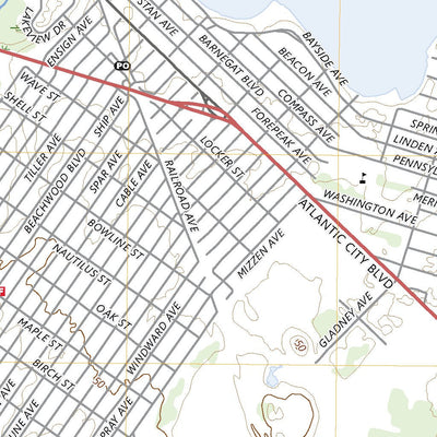 United States Geological Survey Toms River, NJ (2023, 24000-Scale) digital map