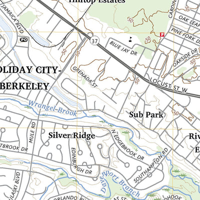 United States Geological Survey Toms River, NJ (2023, 24000-Scale) digital map
