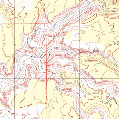 United States Geological Survey Tomsich Butte, UT (1988, 24000-Scale) digital map
