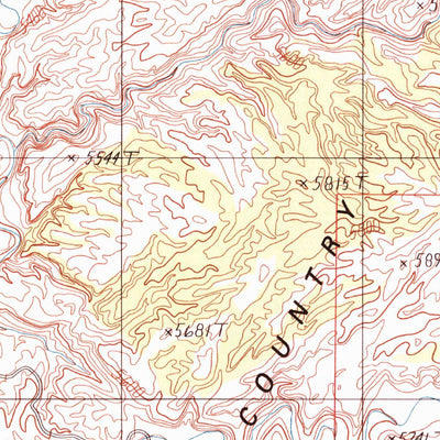 United States Geological Survey Tomsich Butte, UT (1988, 24000-Scale) digital map