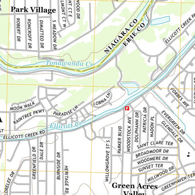 United States Geological Survey Tonawanda East, NY (2013, 24000-Scale) digital map