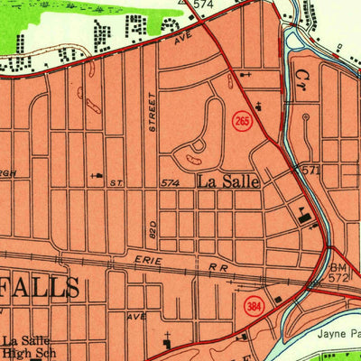 United States Geological Survey Tonawanda West, NY (1948, 24000-Scale) digital map