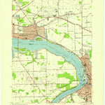 United States Geological Survey Tonawanda West, NY (1950, 24000-Scale) digital map