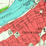 United States Geological Survey Tonawanda West, NY (1965, 24000-Scale) digital map