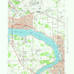 United States Geological Survey Tonawanda West, NY (1980, 25000-Scale) digital map