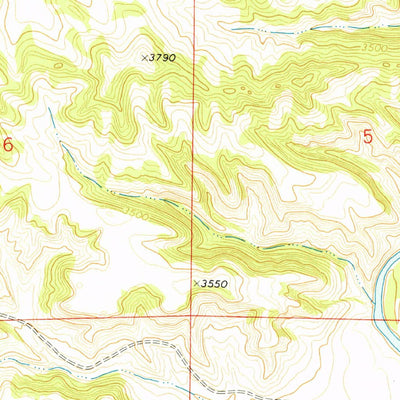United States Geological Survey Toney Bench, MT (1978, 24000-Scale) digital map