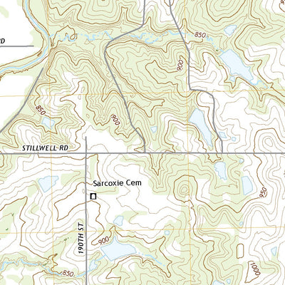 United States Geological Survey Tonganoxie, KS (2022, 24000-Scale) digital map