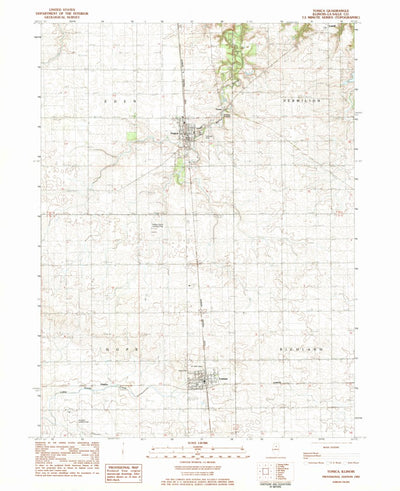 United States Geological Survey Tonica, IL (1983, 24000-Scale) digital map