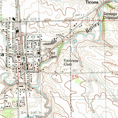 United States Geological Survey Tonica, IL (1983, 24000-Scale) digital map