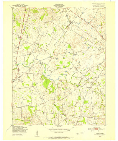 United States Geological Survey Tonieville, KY (1949, 24000-Scale) digital map