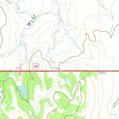 United States Geological Survey Tonk Creek, TX (1966, 24000-Scale) digital map
