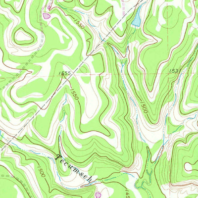 United States Geological Survey Tonk Creek, TX (1966, 24000-Scale) digital map