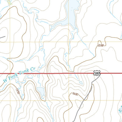 United States Geological Survey Tonk Creek, TX (2019, 24000-Scale) digital map