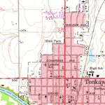 United States Geological Survey Tonkawa, OK (1968, 24000-Scale) digital map