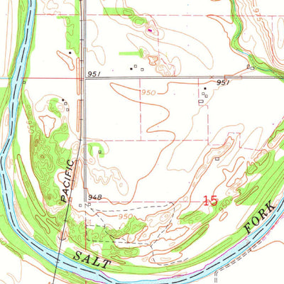 United States Geological Survey Tonkawa, OK (1968, 24000-Scale) digital map