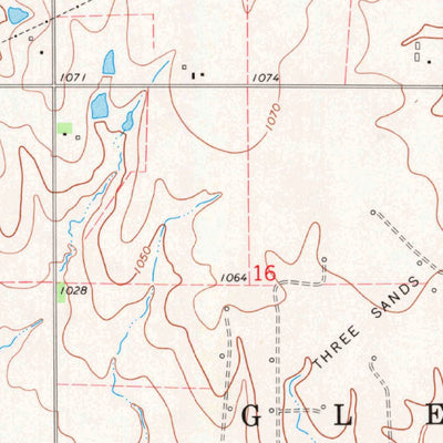 United States Geological Survey Tonkawa SE, OK (1968, 24000-Scale) digital map