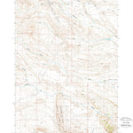 United States Geological Survey Tonopah Ridge, WY (1988, 24000-Scale) digital map