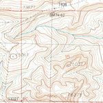 United States Geological Survey Tonopah Ridge, WY (1988, 24000-Scale) digital map