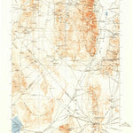United States Geological Survey Tonopah W, NV (1908, 250000-Scale) digital map