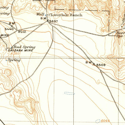 United States Geological Survey Tonopah W, NV (1908, 250000-Scale) digital map