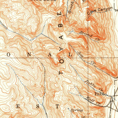 United States Geological Survey Tonopah W, NV (1908, 250000-Scale) digital map