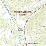 United States Geological Survey Tony Grove Creek, UT (2020, 24000-Scale) digital map